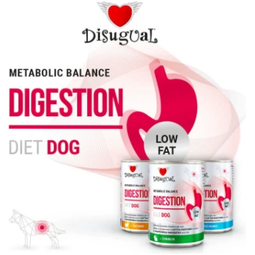 DISUGUAL Cane Diet Digestione Low Fat Pesce Bianco
