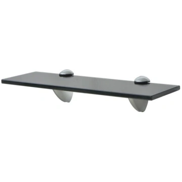 vidaXL sienas plaukts, 30x20 cm, 8 mm, stikls, Juo