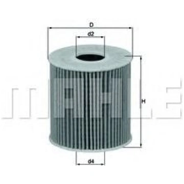 MAHLE ORIGINAL OX339/2D (6), Eļļas filtrs