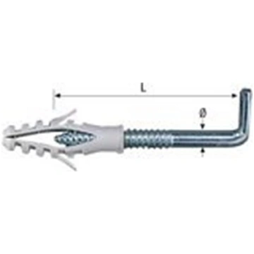 Boilera stiprinājums 10x75mm 955261 REZERVES DAĻAS