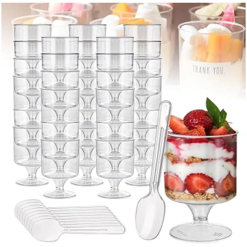 Oungy Mini deserta trauciņi ar karotēm, 160 ml apa