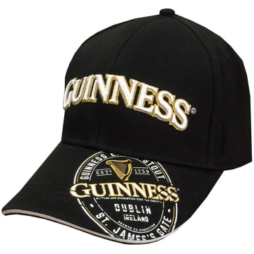 Black Guinness Performance Baseball Cap