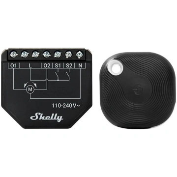 WiFi Shelly Shutter + BLU Button Tough 1 blinds/cu