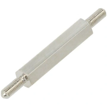 Screwed spacer sleeve; 25mm; Ext.thread: M3; hexag