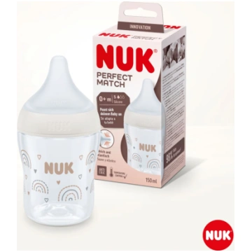 NUK 10215015 Perfect Match pudele ar temperatūras 