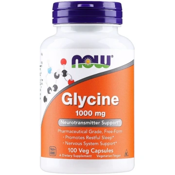 NOW Foods uztura bagātinātājs Glicīns (glycine) 10