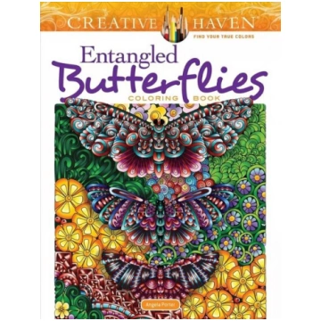 Creative Haven Entangled Butterflies Coloring Book