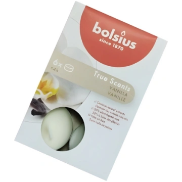 Tējas sveces arom. 6 gab.True Scents vanilla (3794