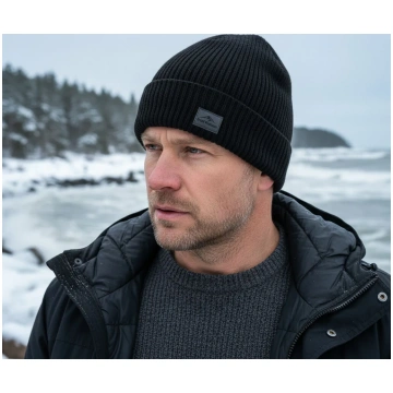 Cepure Fjord Nansen HYGGE BEANIE melna