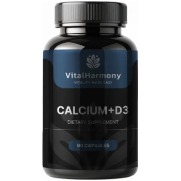 Vitalharmony Calcium + D3 Uztura bagātinātājs Kalc