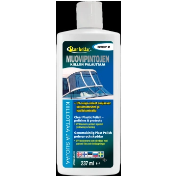 Star brite Clear Plastic Polish - Step 2 237ml (13