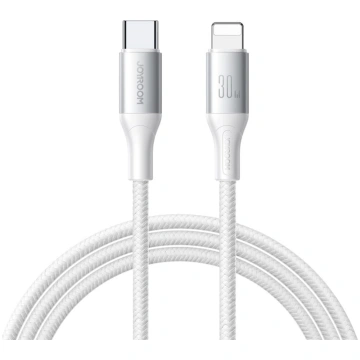 USB-C - iPhone Lightning 30W 2m kabelis - balts JO