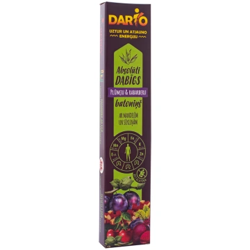 RICBERRY Plūmju - Rabarberu "DARIO" batoniņš 45g