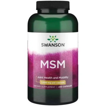 Swanson MSM, 1000 mg - 240 kapsulas