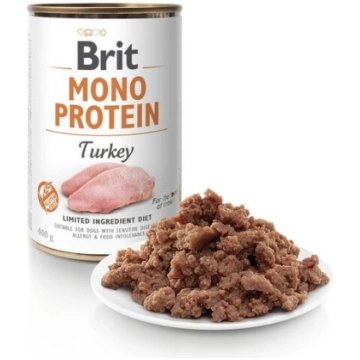 BRIT CARE TURKEY MONO PROTEIN KONSERVĒTS 400G SUŅI