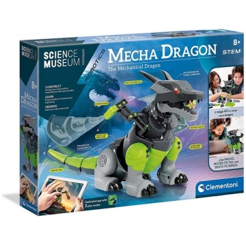 Rotaļu robots Clementoni Dragon 61529BL, melna krā