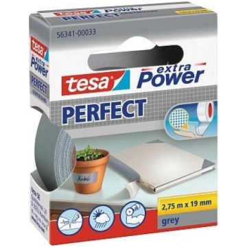 tesa extra Power Perfect Gewebeband 2 75m 19mm gra