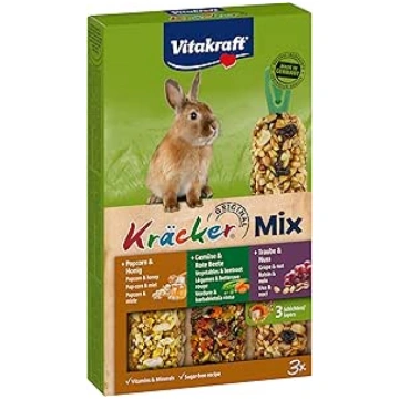 Vitakraft Rodent Snack Dwarf Rabbit Cracker Trio P
