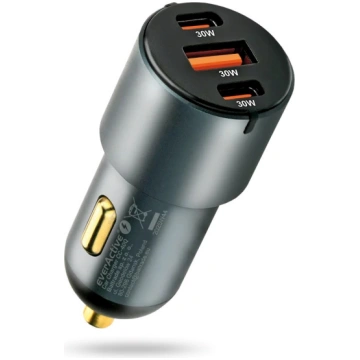 Car charger everActive CC-40Q USB QC3.0 + 2x USB-C