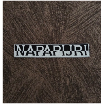 Patch Toppa Stemma Replica NAPAPIJRI 15x2.5cm Rica