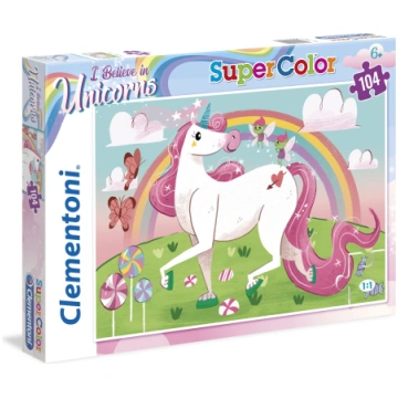 Clementoni, SuperColor, I Believe In Unicorns, Puz