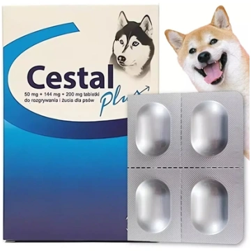 Ceva CESTAL PLUS DLA PSA BLISTER 8tabl NA ODROBACZ