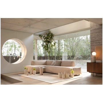 Fat Freddy Rib Sofa Left Natural Zuiver