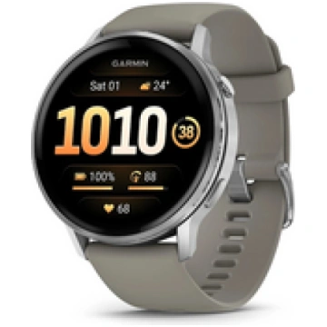 Garmin Venu 4 - 45mm Silver with Silver Grey Silic