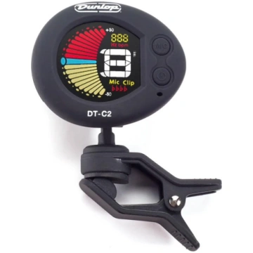 DELUXE CHROMATIC HEADSTOCK TUNER Dunlop - mūzikas 