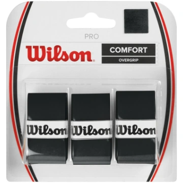 Wilson Pro Overgrip, black, 3 pieces (WRZ4014BK)