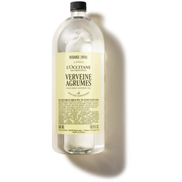 Citrusa verbēnas parfimēta dušas želeja, uzpildāma