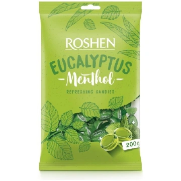 Karamele ROSHEN Menthol Eucalyptus, 200g (450-1787