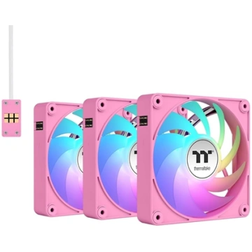 Thermaltake CT120 EX Reverse Fan Pink 3 Pack ARGB 
