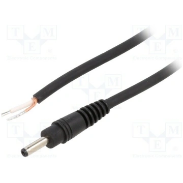 Cable; 1x0.75mm2; cables,DC 3,5/1,3 plug; straight