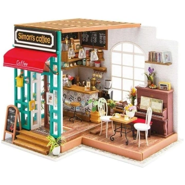 Robotime miniatūras leļļu mājas komplekts, DIY kok