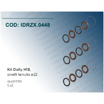 Kit Dolly H13 (Cod. 1.099-891.0 / 260801) IDROBASE