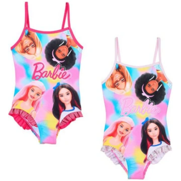 Barbie batikotais bērnu peldkostīms, peldēšanai, 4