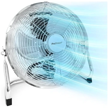 Pro Breeze 30,5 cm hromēts grīdas ventilators - 50