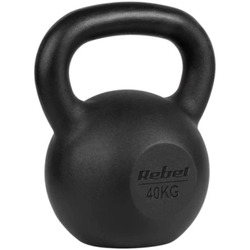 Cast iron kettlebell 40kg, REBEL ACTIVE