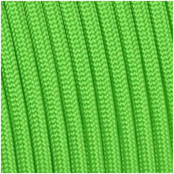 Paracord 550 basic verde flu 4 mm - 50 mt