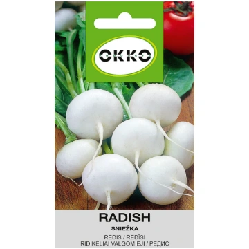 Sēklas Okko, redīsi Sniežka, 2 g