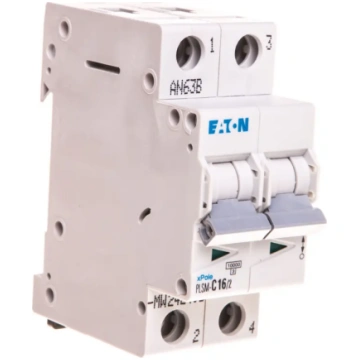 Eaton Power switch 2P C 16A 10kA AC PLSM C16/2-MW 
