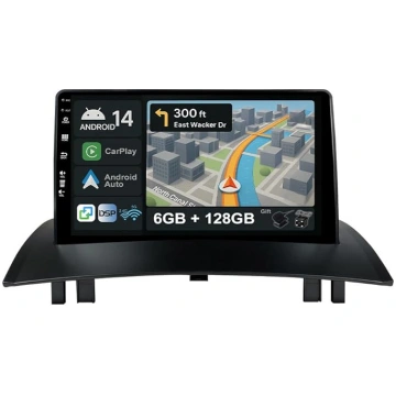 [6G + 128G] IPS 9 collu Android 14 auto radio Rena