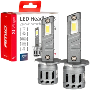 LED Headlights X5-series WINGER H1 6000K max 30W A