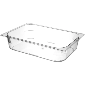 Polikarbonāta saldējuma trauks 360x250x80mm - caur