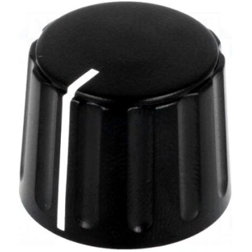 Knob | conical,with pointer | ABS | Øshaft: 6mm | 