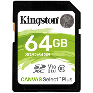 Kingston 64GB microSDXC atmiņas karte Canvas Selec
