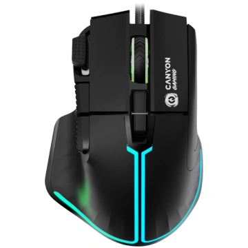 Vadu spēļu pele Canyon GM-636 Fortnax, melns krās