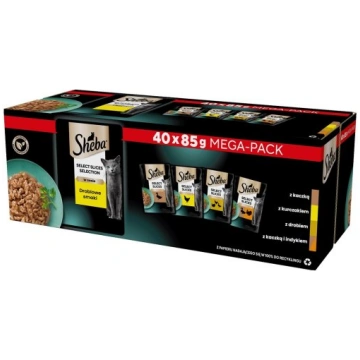 SHEBA Selection Select Slices Poultry Flavours - w