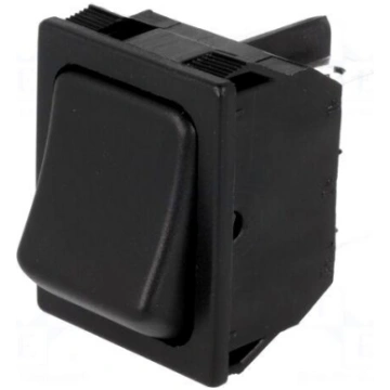 ROCKER | DPDT | Pos: 2 | ON-ON | 10A/250VAC | blac